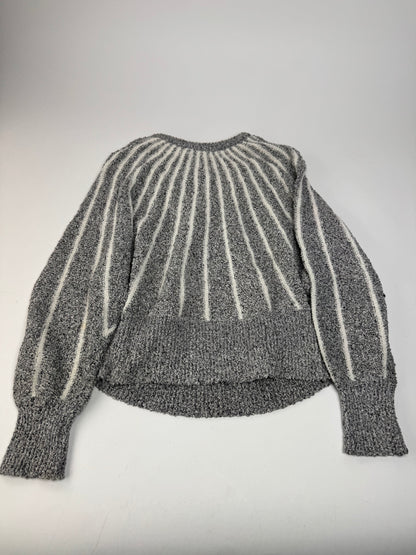 Vintage Mariea Kim Crewneck Sweater Grey/White/Black M