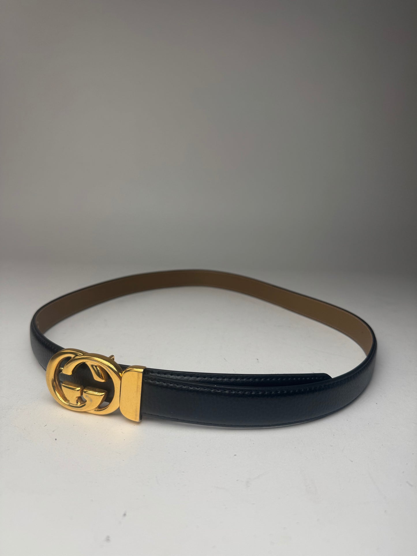 Vintage Gucci Leather belt black