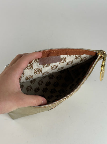 Pochette en cuir vintage Loewe Madrid