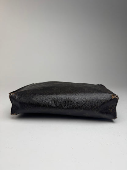 Pochette vintage Louis Vuitton en cuir Monogram marron