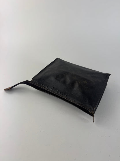 Pochette vintage Louis Vuitton en cuir Monogram marron