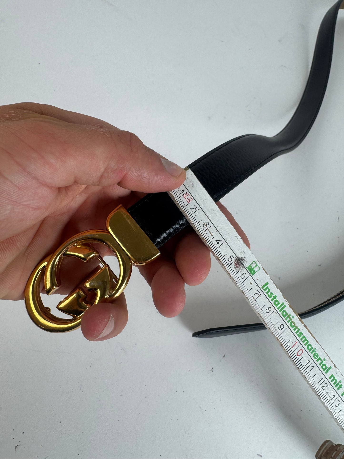 Vintage Gucci Leather belt black