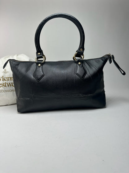 Vintage Vivienne Westwood Leather Bag Black