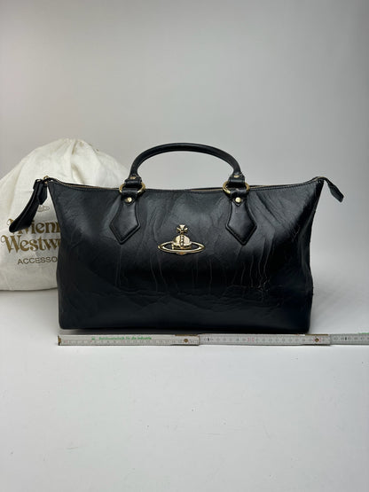 Vintage Vivienne Westwood Leather Bag Black