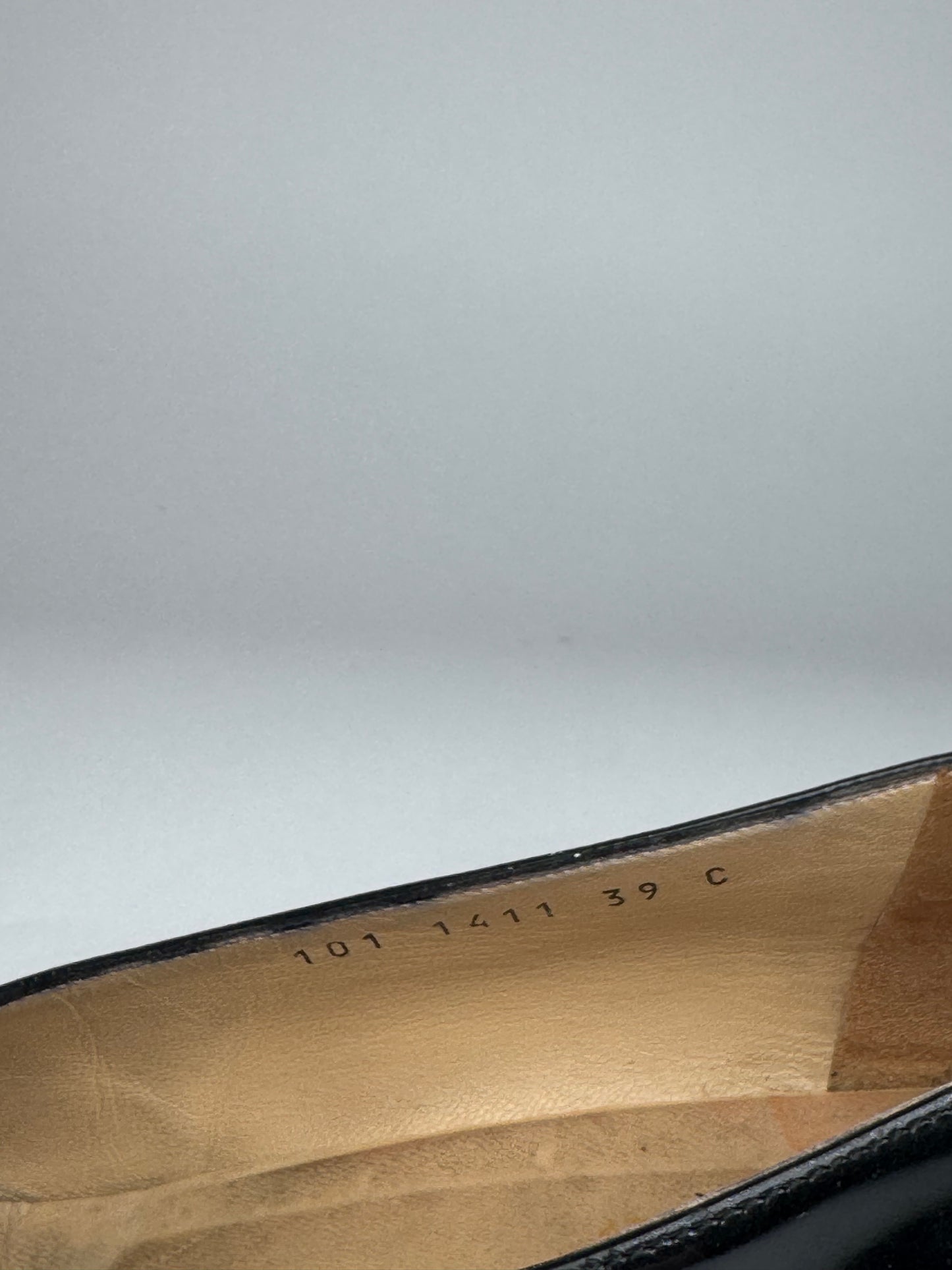 Vintage Gucci Patent Leather Pumps Black 39