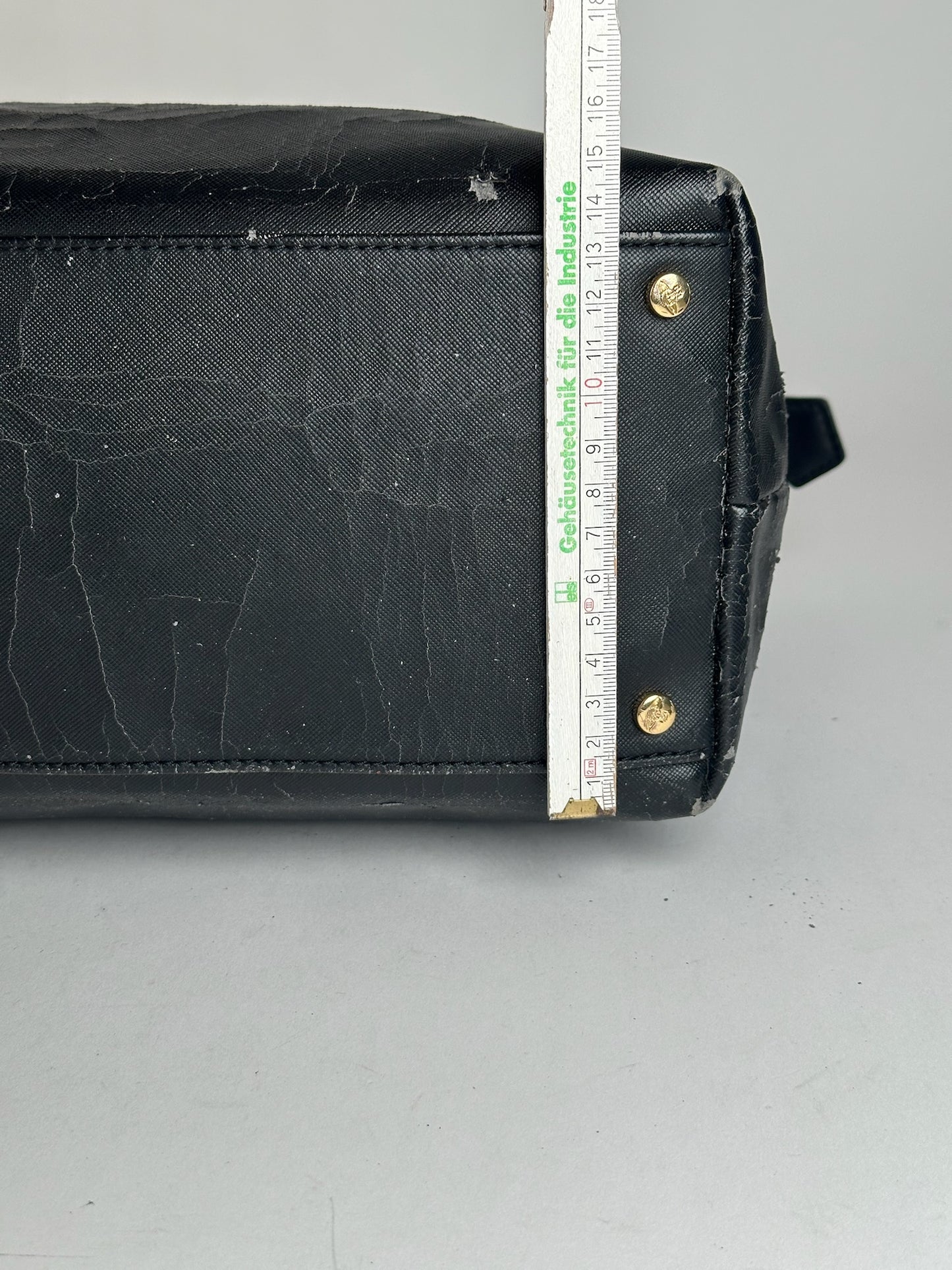 Vintage Vivienne Westwood Leather Bag Black