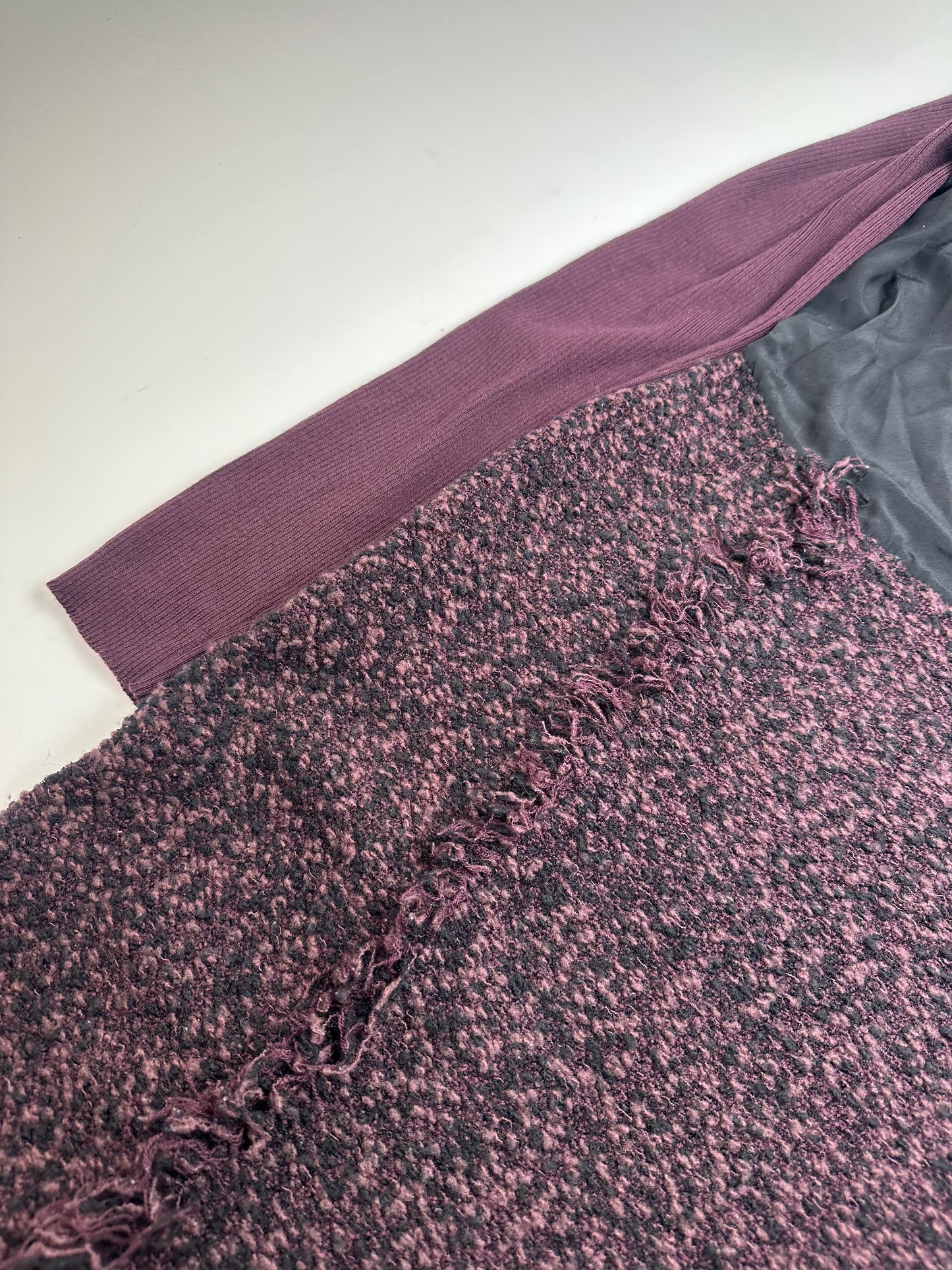 Vintage Ferragamo Wool Dress Black