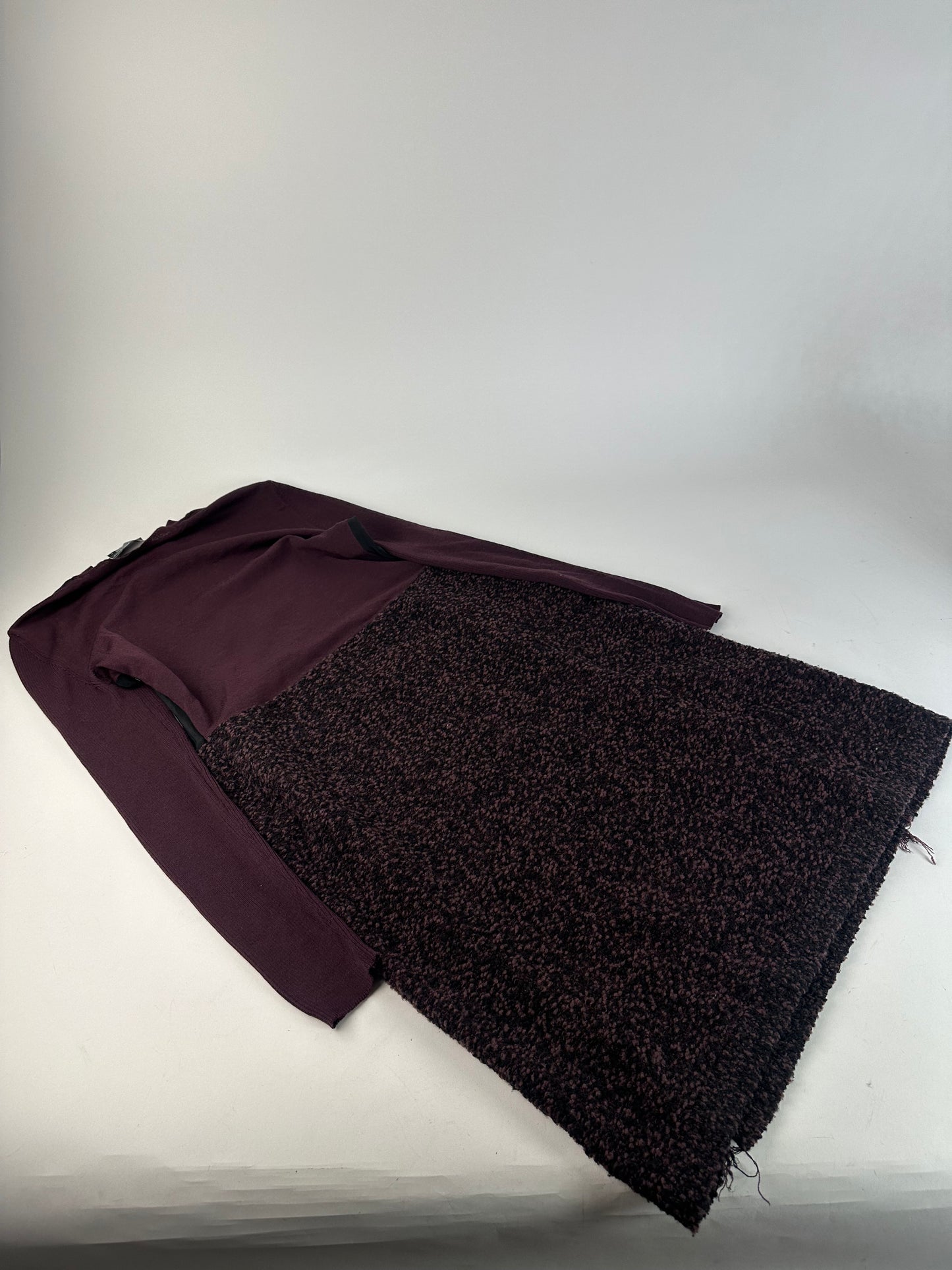 Vintage Ferragamo Wool Dress Black