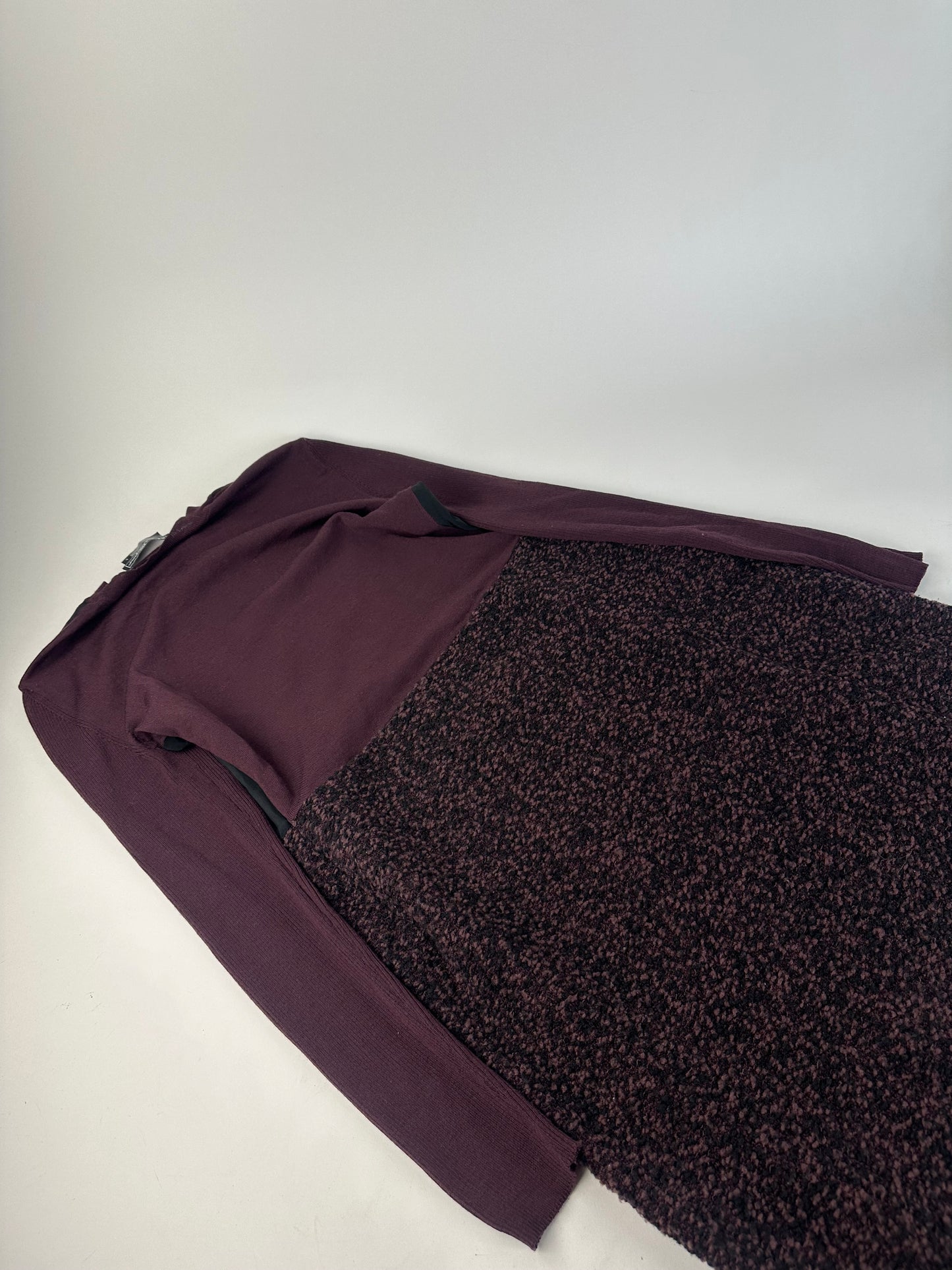 Vintage Ferragamo Wool Dress Black