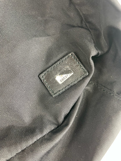 Vintage Chanel Monogram New Travel Line Handbag Black