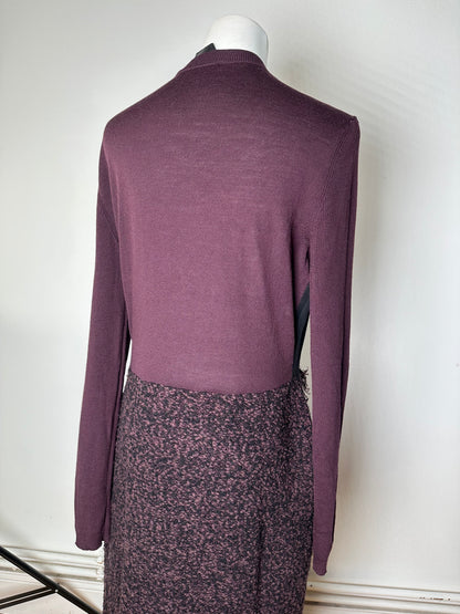 Vintage Ferragamo Wool Dress Black