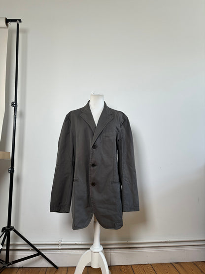 Vintage Issey Miyake Men's Cotton Blend Jacket Grey M