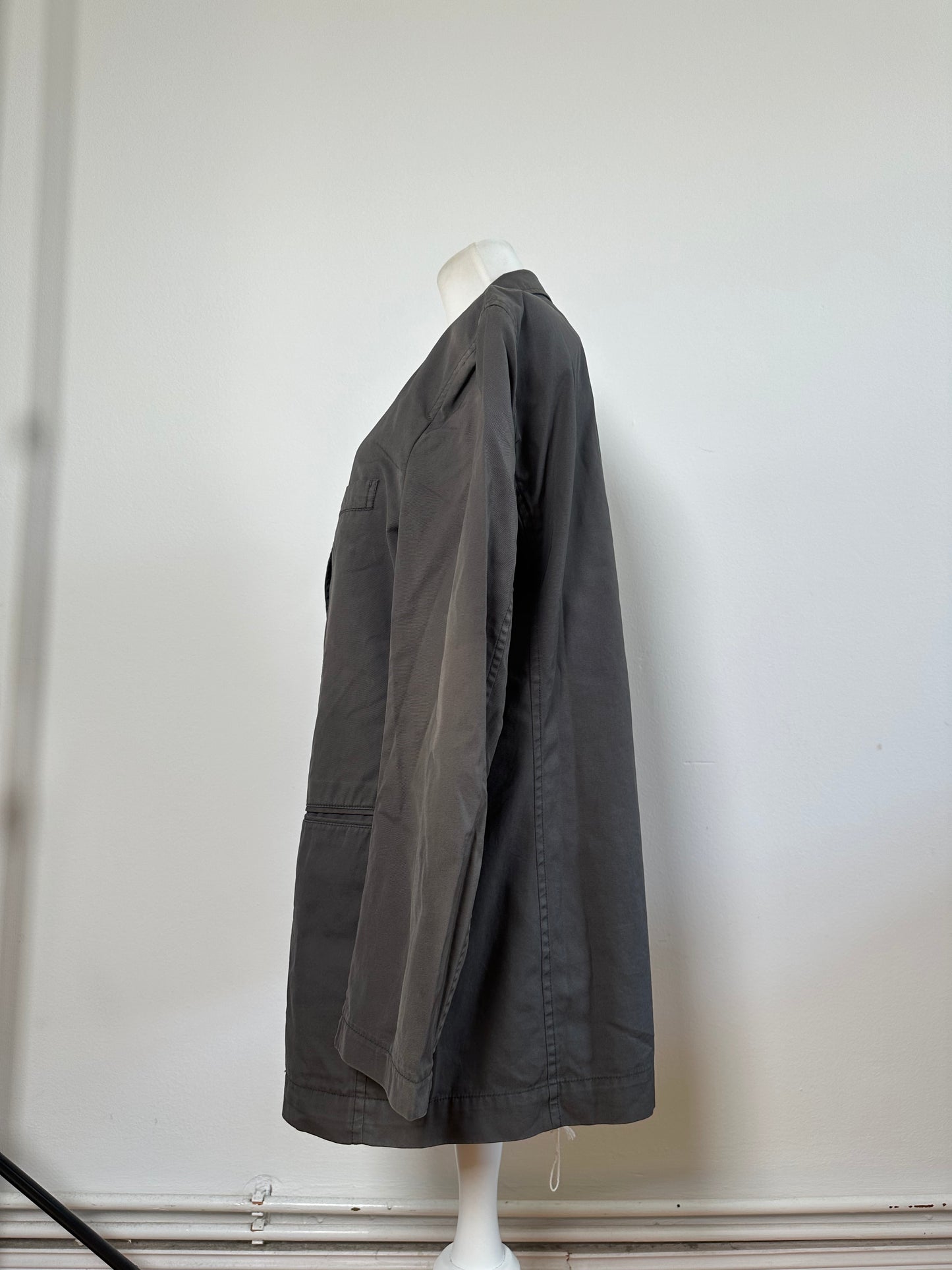 Vintage Issey Miyake Men's Cotton Blend Jacket Grey M