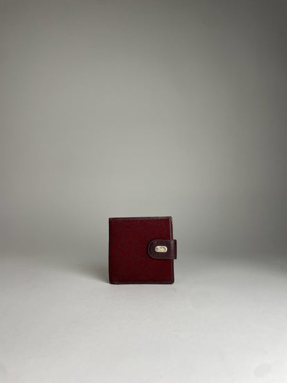 Vintage Celine Paris C Monogram Burgundy