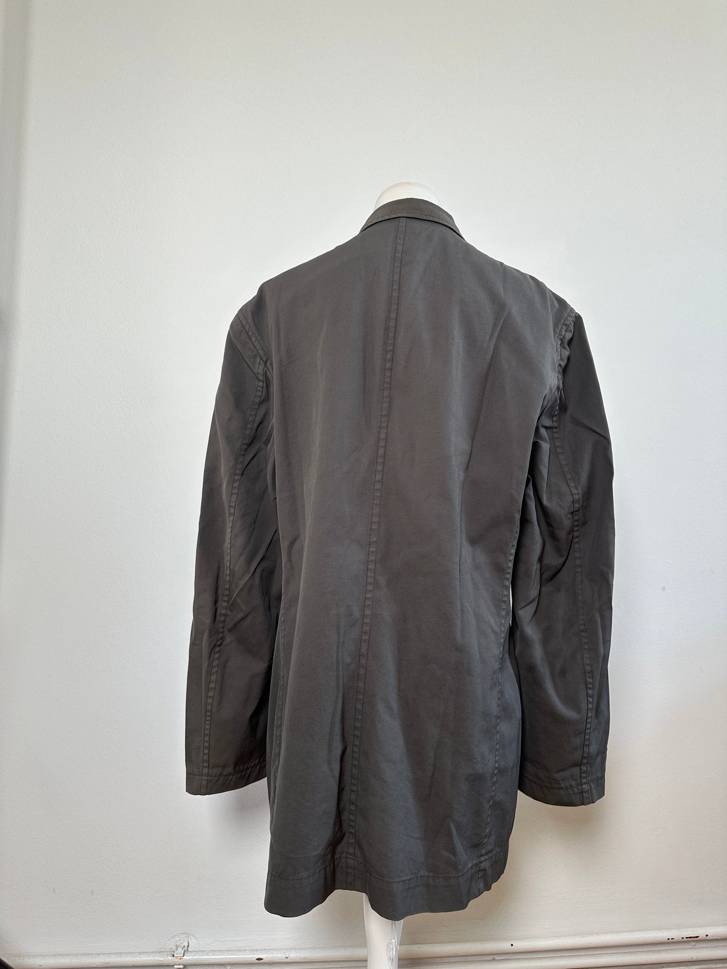 Vintage Issey Miyake Men's Cotton Blend Jacket Grey M