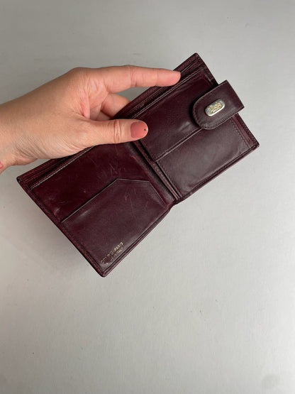Vintage Celine Paris C Monogram Burgundy