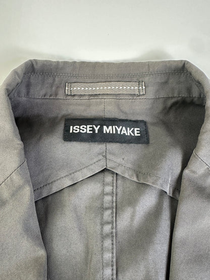 Vintage Issey Miyake Men's Cotton Blend Jacket Grey M