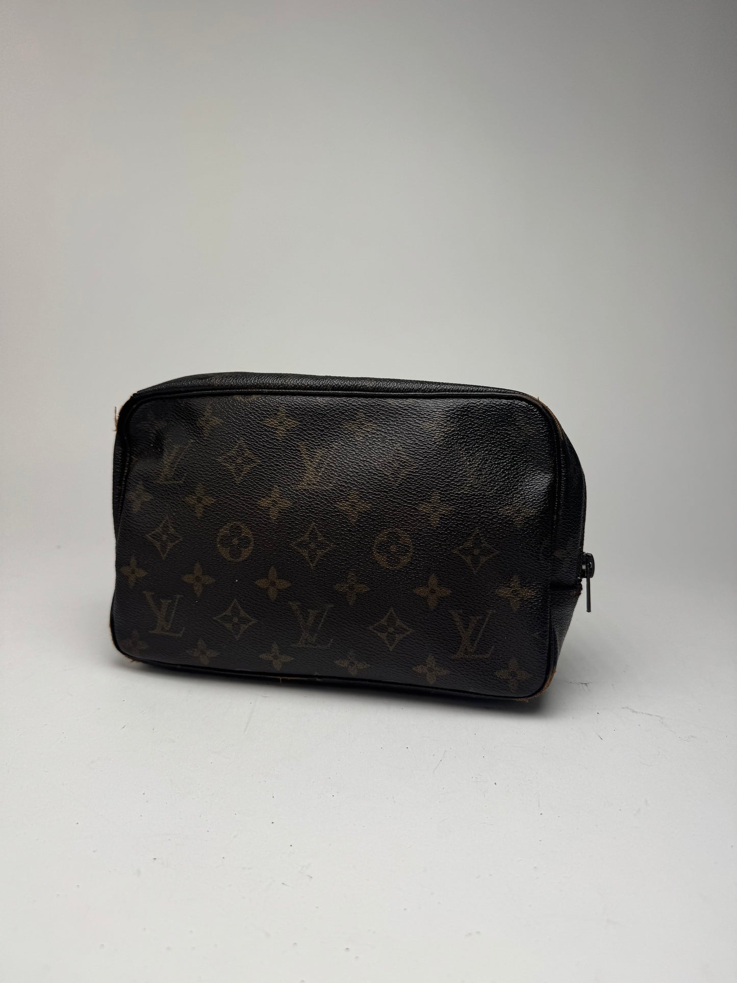 Pochette vintage Louis Vuitton en cuir Monogram marron