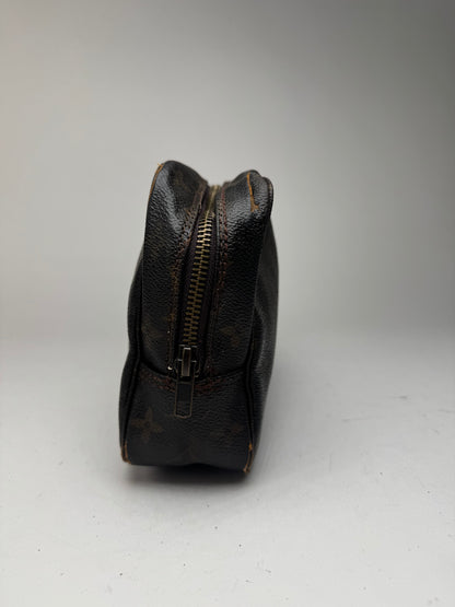 Pochette vintage Louis Vuitton en cuir Monogram marron