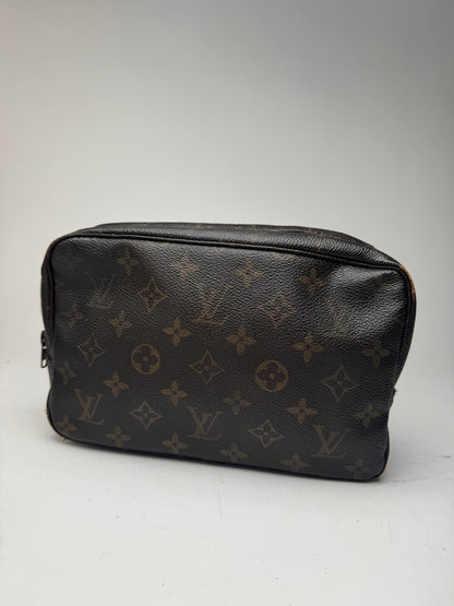 Pochette vintage Louis Vuitton en cuir Monogram marron