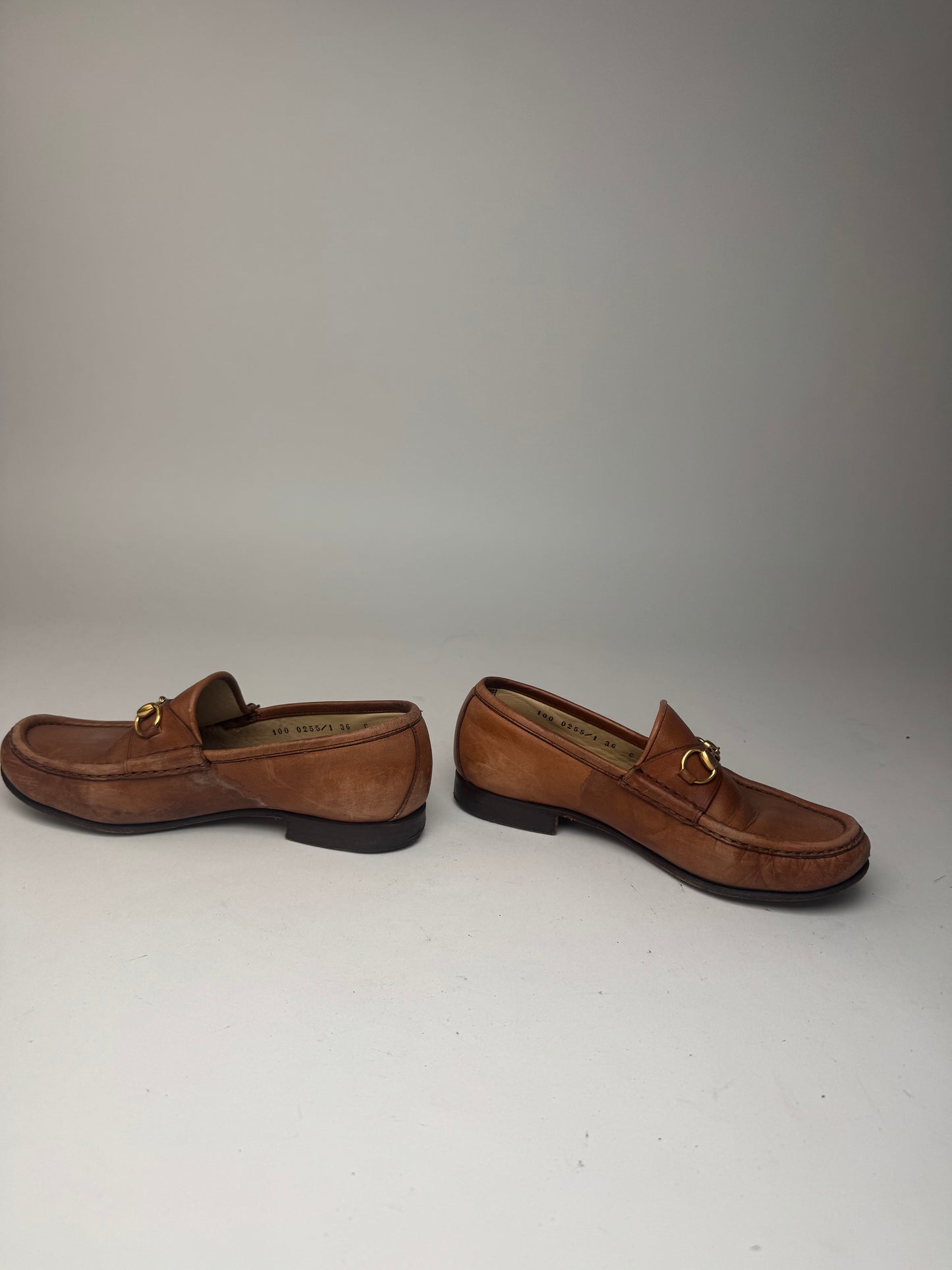 Vintage Gucci Horsebit leather Loafer brown