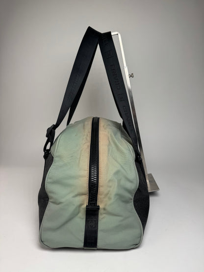 Vintage Chanel Sport Duffel Bag Mint Black