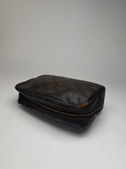 Pochette vintage Louis Vuitton en cuir Monogram marron