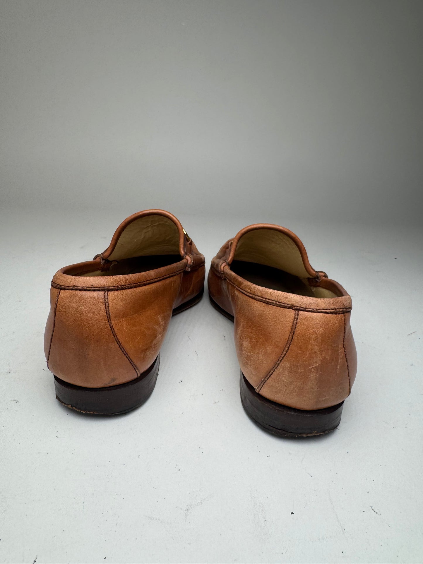 Vintage Gucci Horsebit leather Loafer brown