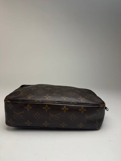 Pochette vintage Louis Vuitton en cuir Monogram marron