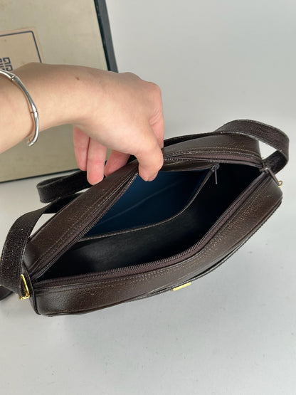 Sac vintage Givenchy 4G en cuir marron