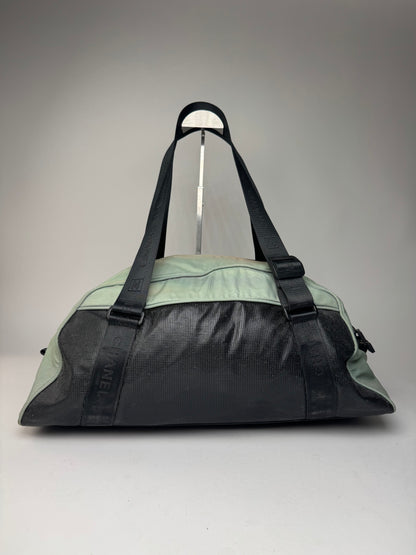 Vintage Chanel Sport Duffel Bag Mint Black
