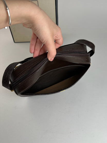 Sac vintage Givenchy 4G en cuir marron