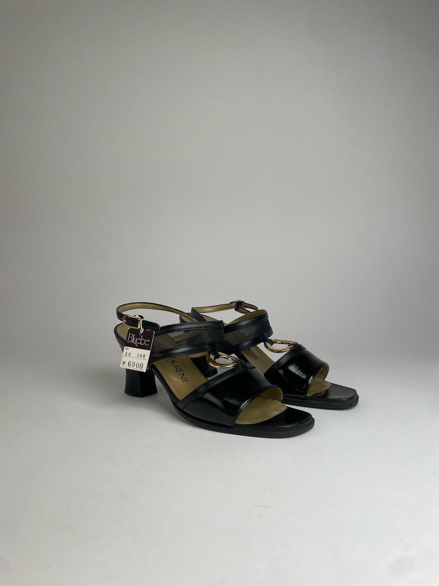 Vintage Yves Saint Laurent Leather Pumps Black EU36,5