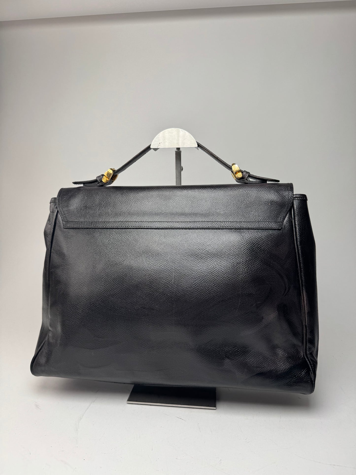 Vintage Loewe 2 Way Leather Bag brown black