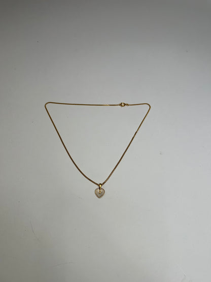 Vintage Courreges Gold Plated Collier Gold White