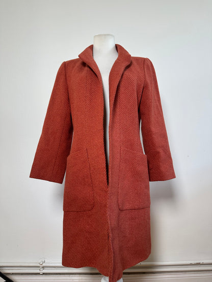 Vintage Chloe Wool Blend Coat Rust M