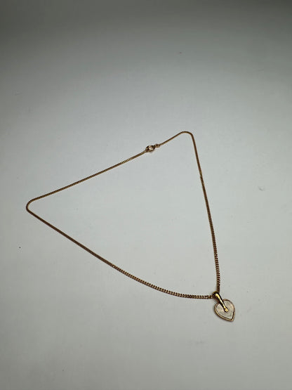 Vintage Courreges Gold Plated Collier Gold White