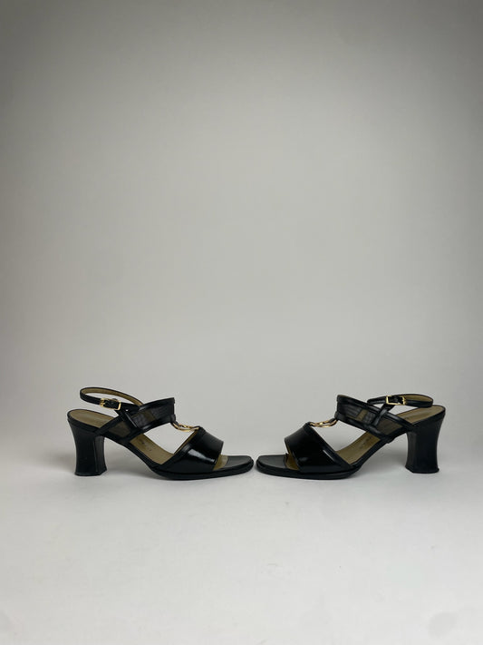 Vintage Yves Saint Laurent Leather Pumps Black EU36,5