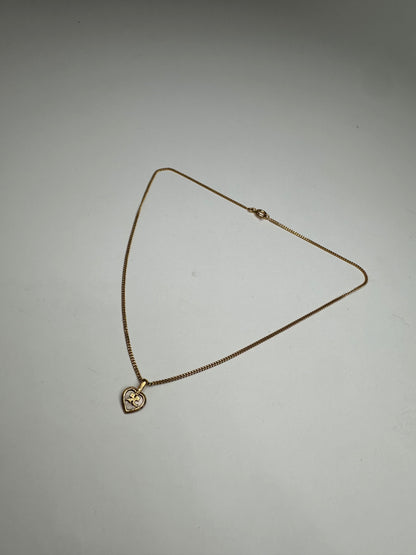 Vintage Courreges Gold Plated Collier Gold White