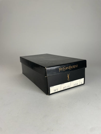 Vintage Yves Saint Laurent Leather Pumps Black EU36,5