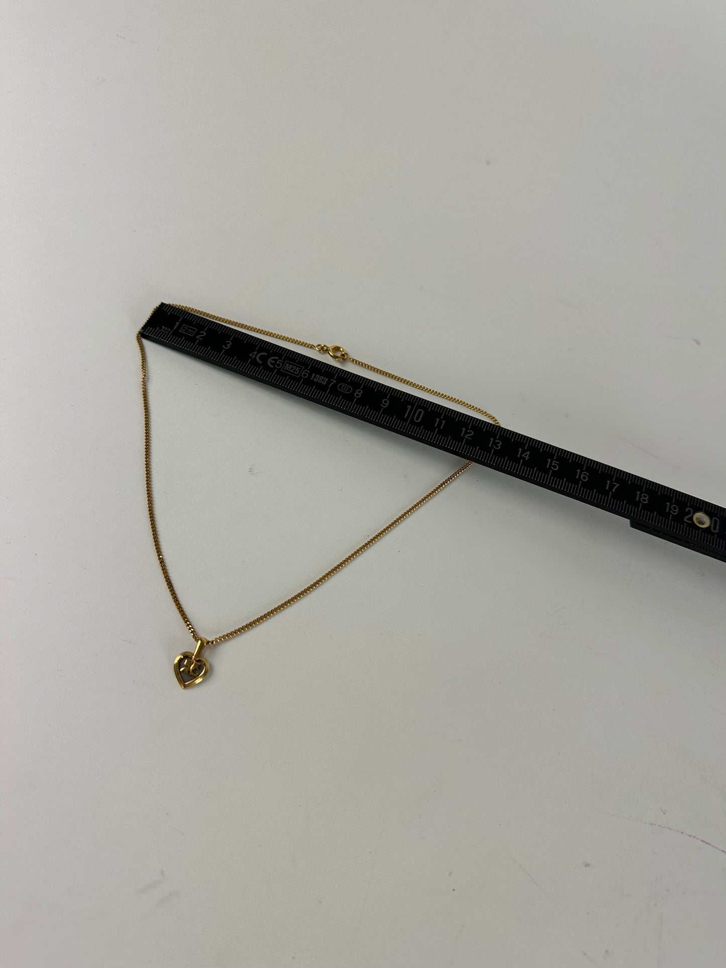 Vintage Courreges Gold Plated Collier Gold White