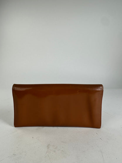 Celine Classic Leather Wallet Brown