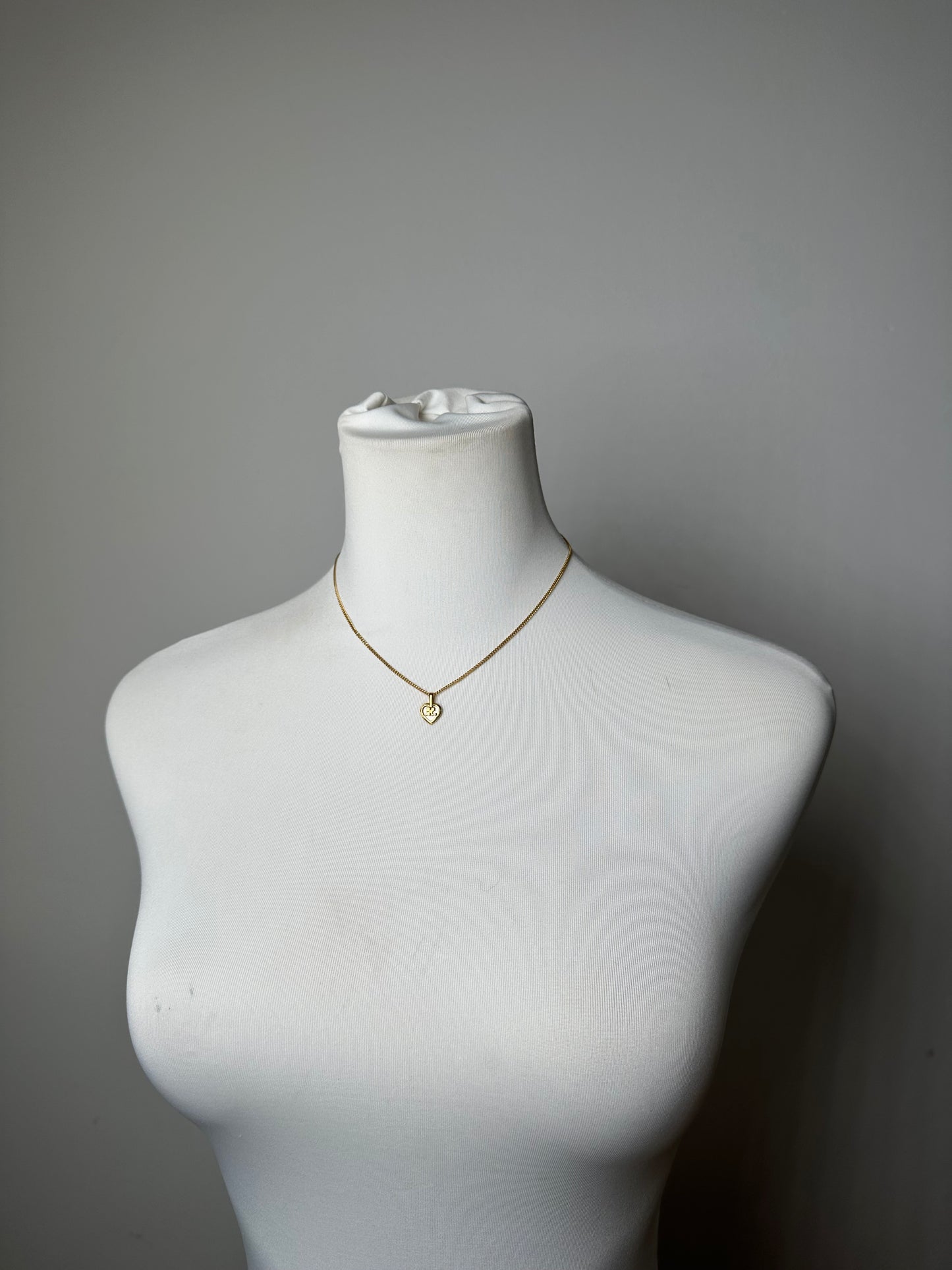 Vintage Courreges Gold Plated Collier Gold White