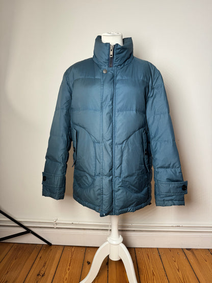 Vintage Burberry Puffer Jacket Blue M/L
