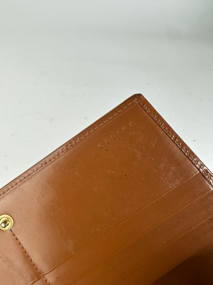 Celine Classic Leather Wallet Brown