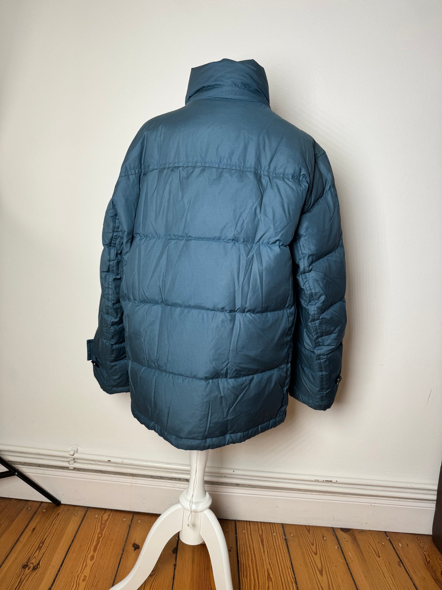 Vintage Burberry Puffer Jacket Blue M/L