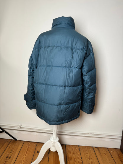 Vintage Burberry Puffer Jacket Blue M/L