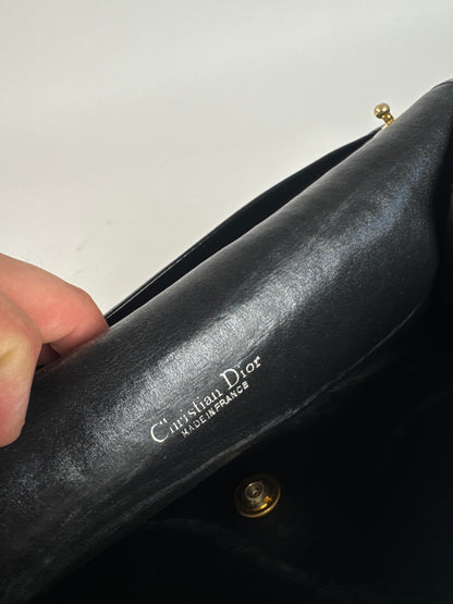 Pochette Dior Oblique Monogram Vintage beige marine