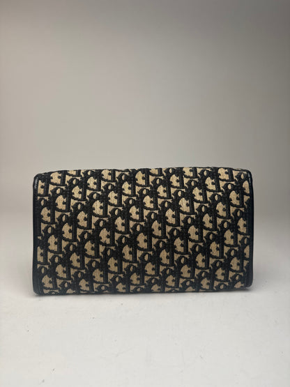 Pochette Dior Oblique Monogram Vintage beige marine