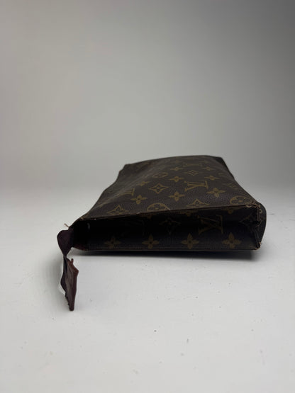 Vintage Louis Vuitton Monogram Leather Clutch brown
